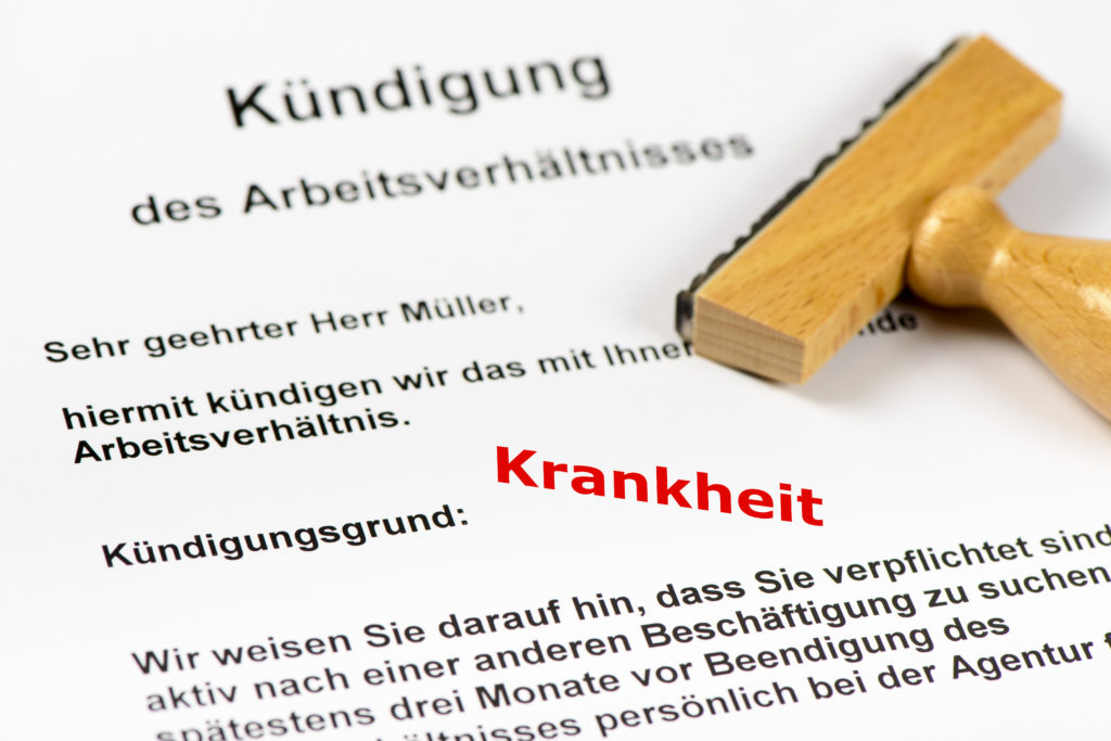 Kündigungsschutz während einer Krankheit?