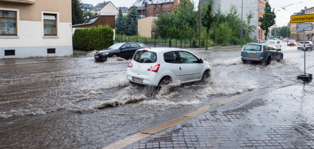 Schutz vor Starkregen prüfen