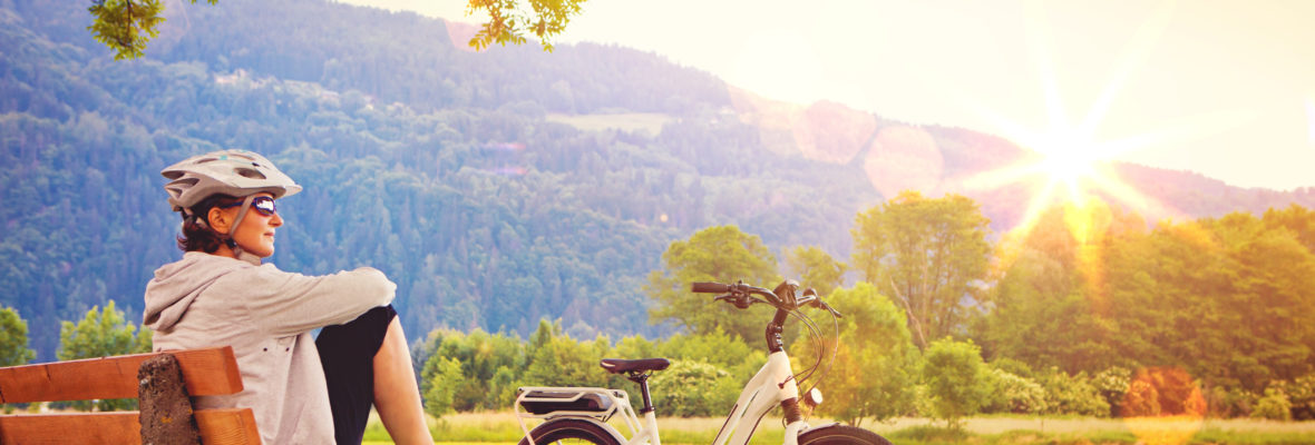 Frau E Bike