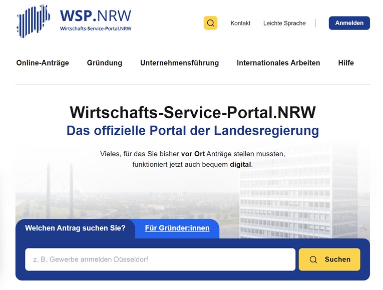 In NRW funktionieren viele Behördengänge jetzt online